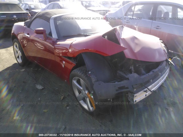 1G2MC35B58Y133679 - 2008 PONTIAC SOLSTICE RED photo 1