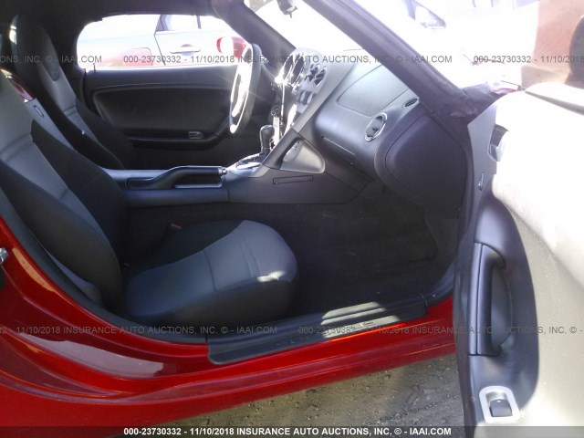 1G2MC35B58Y133679 - 2008 PONTIAC SOLSTICE RED photo 5