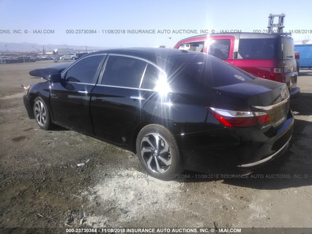 1HGCR2F73HA131918 - 2017 HONDA ACCORD BLACK photo 3