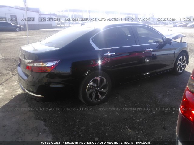 1HGCR2F73HA131918 - 2017 HONDA ACCORD BLACK photo 4