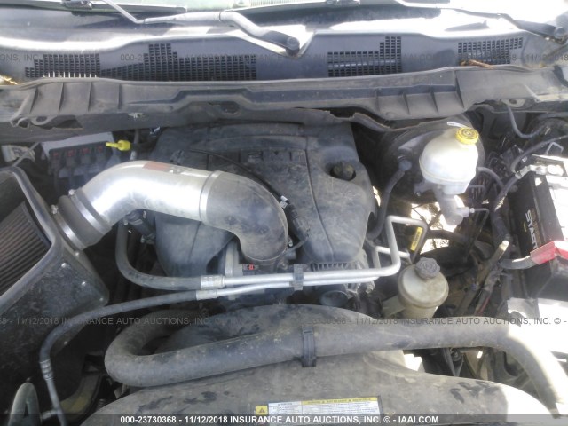 1D7RV1CT3BS516984 - 2011 DODGE RAM 1500 BLACK photo 10