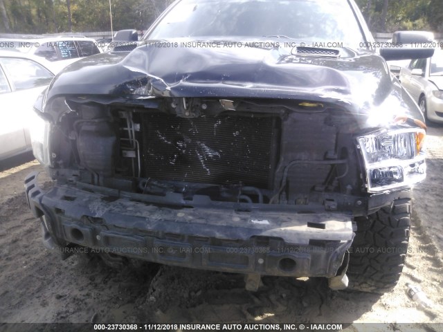 1D7RV1CT3BS516984 - 2011 DODGE RAM 1500 BLACK photo 6
