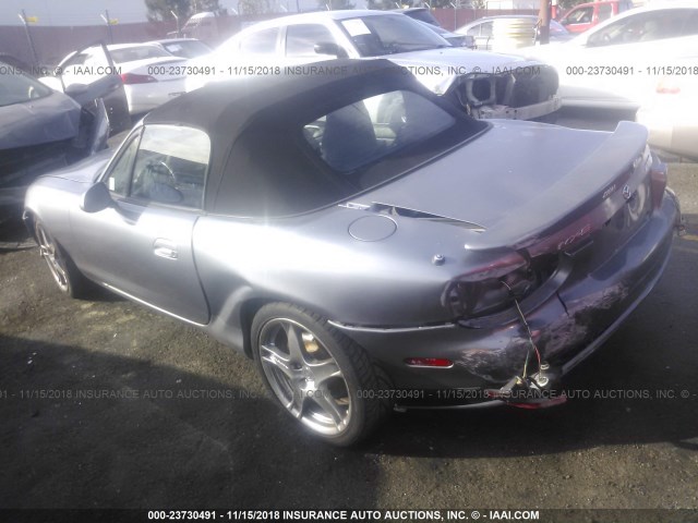 JM1NB354750412453 - 2005 MAZDA MX-5 MIATA SPEED GRAY photo 3