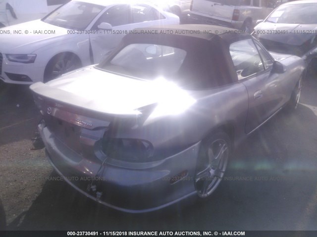 JM1NB354750412453 - 2005 MAZDA MX-5 MIATA SPEED GRAY photo 4