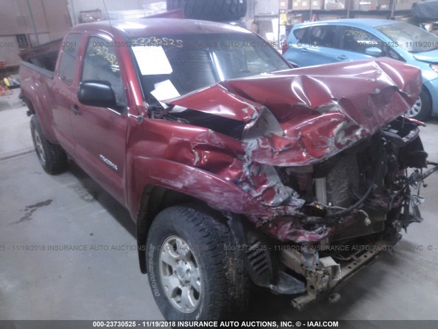 5TEUU42N08Z522449 - 2008 TOYOTA TACOMA ACCESS CAB წითელი ფოტო 1