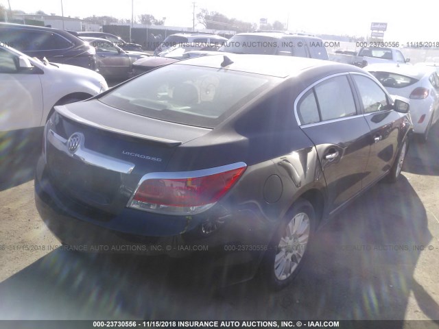 1G4GC5ER0DF185434 - 2013 BUICK LACROSSE BROWN photo 4