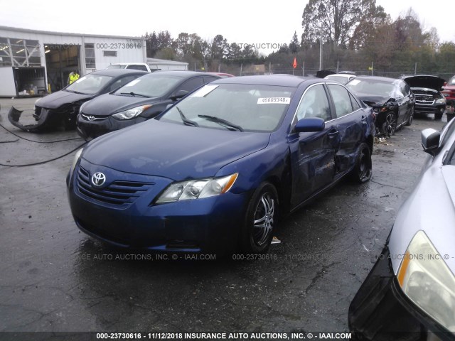 4T1BE46K39U388949 - 2009 TOYOTA CAMRY SE/LE/XLE BLUE photo 2