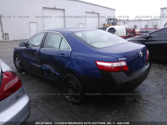 4T1BE46K39U388949 - 2009 TOYOTA CAMRY SE/LE/XLE BLUE photo 3