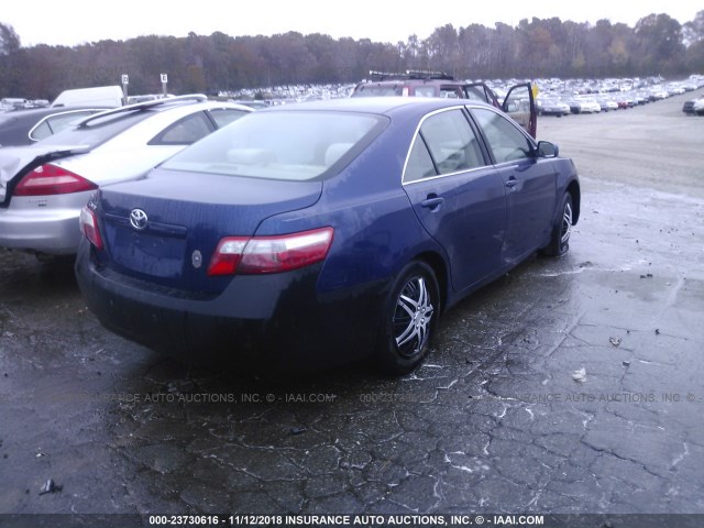 4T1BE46K39U388949 - 2009 TOYOTA CAMRY SE/LE/XLE BLUE photo 4