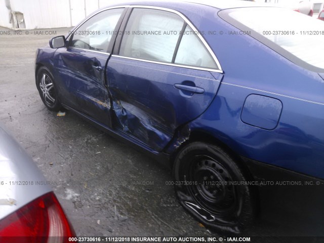 4T1BE46K39U388949 - 2009 TOYOTA CAMRY SE/LE/XLE BLUE photo 6