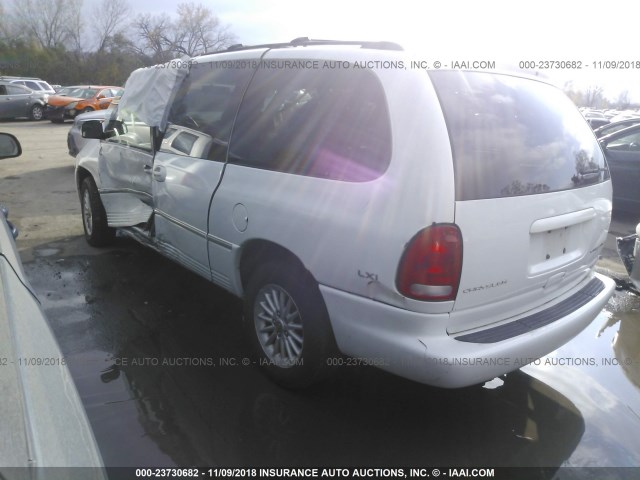 1C4GP54L1YB710696 - 2000 CHRYSLER TOWN & COUNTRY LXI WHITE photo 3