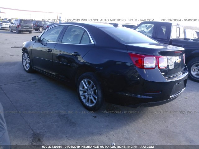 1G11C5SL2EF203792 - 2014 CHEVROLET MALIBU 1LT BLACK photo 3