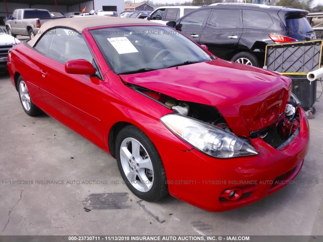 4T1FA38P48U144984 - 2008 TOYOTA CAMRY SOLARA SE/SLE/SPORT RED photo 1