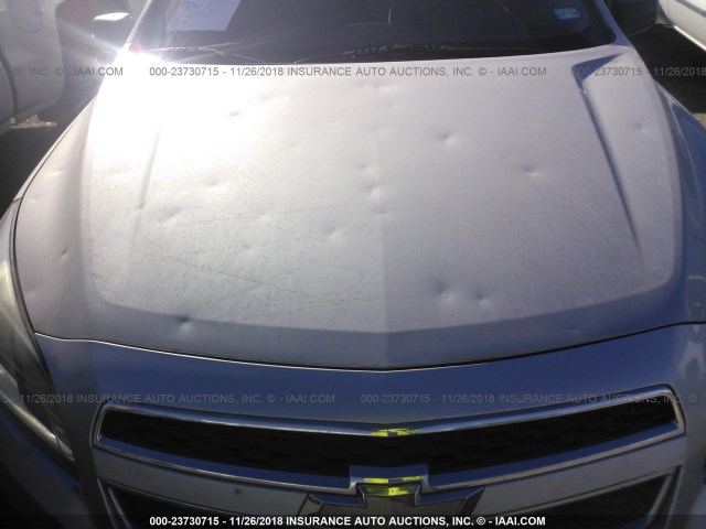 1G11B5SA8DF321233 - 2013 CHEVROLET MALIBU LS SILVER photo 10