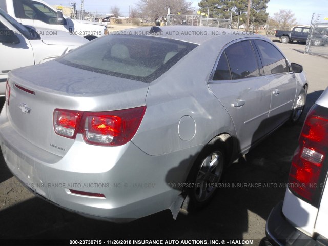 1G11B5SA8DF321233 - 2013 CHEVROLET MALIBU LS SILVER photo 4