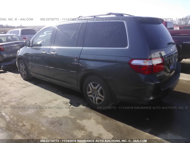 5FNRL38626B413752 - 2006 HONDA ODYSSEY EXL GRAY photo 3