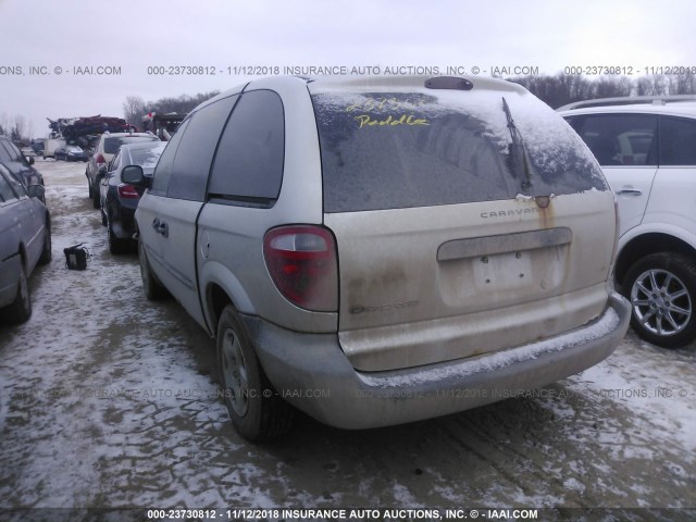 1B4GP25372B503084 - 2002 DODGE CARAVAN SE WHITE photo 3