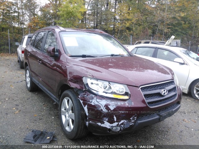 5NMSH13E38H190774 - 2008 HYUNDAI SANTA FE SE/LIMITED RED photo 6