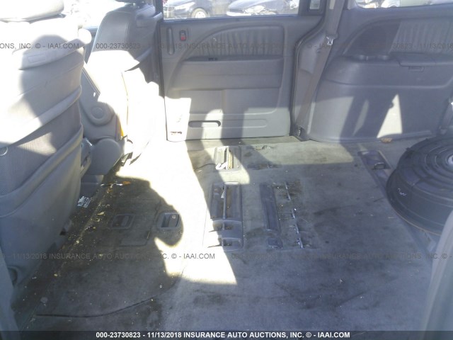 5FNRL386X6B064887 - 2006 HONDA ODYSSEY EXL BLUE photo 8