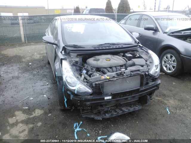 5NPDH4AE4DH443157 - 2013 HYUNDAI ELANTRA GLS/LIMITED GRAY photo 6