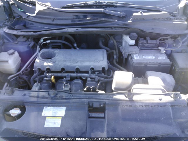 KM8JUCAC6AU021833 - 2010 HYUNDAI TUCSON GLS/LIMITED 蓝色 照片 10