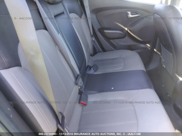 KM8JUCAC6AU021833 - 2010 HYUNDAI TUCSON GLS/LIMITED 蓝色 照片 8