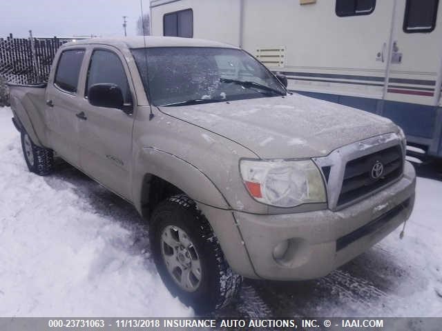 5TEMU52N05Z087367 - 2005 TOYOTA TACOMA DOUBLE CAB LONG BED GOLD photo 1