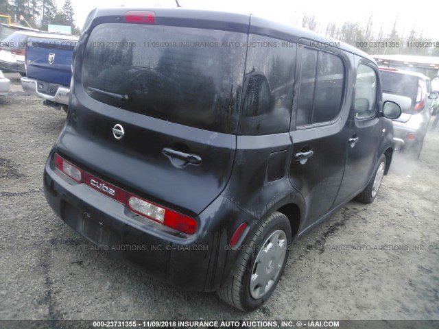 JN8AZ2KR5BT200895 - 2011 NISSAN CUBE S/SL/KROM BLACK photo 4