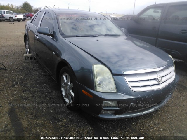 1G6DW677260138687 - 2006 CADILLAC STS BLUE photo 1