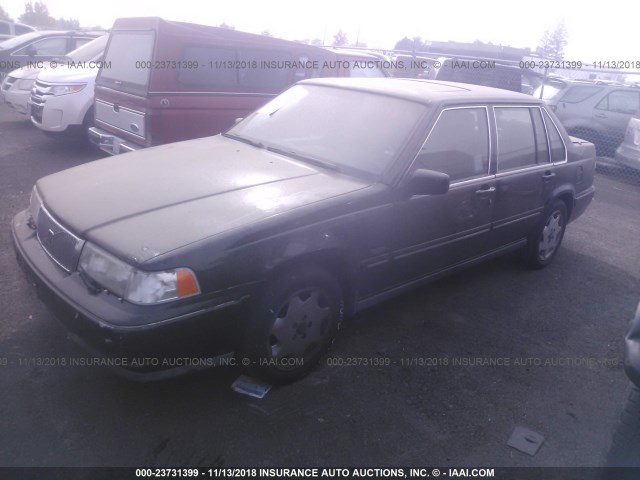 YV1KS9605W1125023 - 1998 VOLVO S90 BLACK photo 2