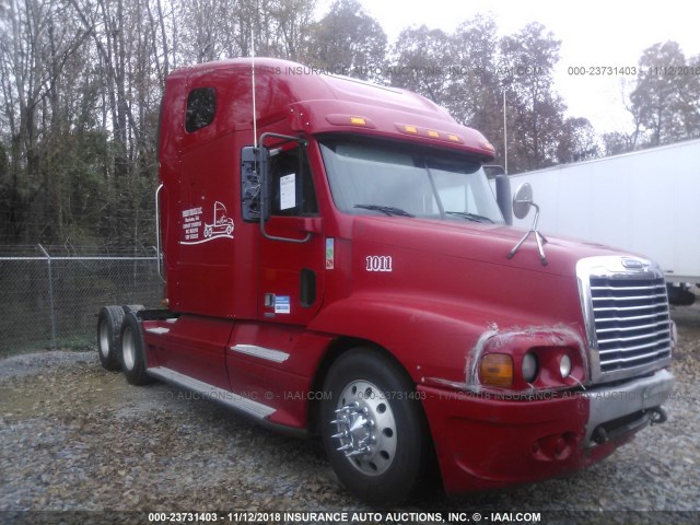 1FUJBBAV67LY53153 - 2007 FREIGHTLINER CONVENTIONAL ST120 RED photo 1