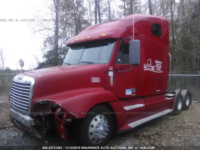 1FUJBBAV67LY53153 - 2007 FREIGHTLINER CONVENTIONAL ST120 RED photo 2