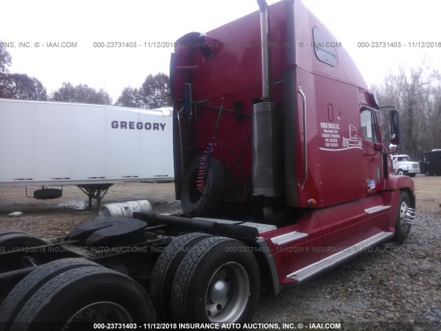 1FUJBBAV67LY53153 - 2007 FREIGHTLINER CONVENTIONAL ST120 RED photo 4