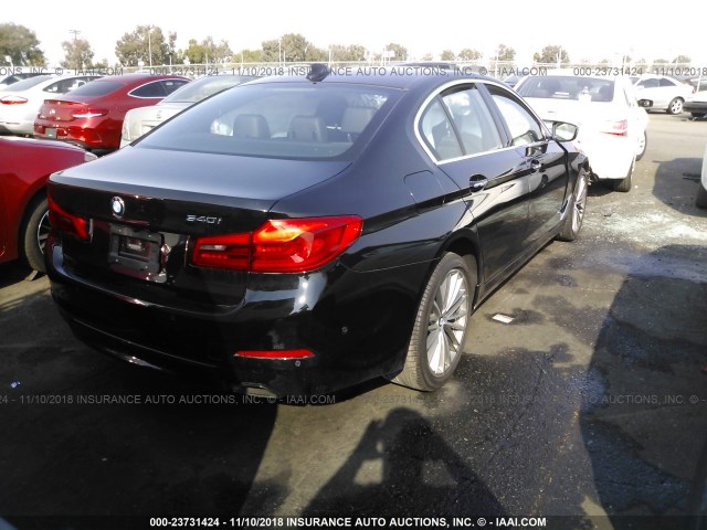 WBAJE5C30HG917366 - 2017 BMW 540 I BLACK photo 4