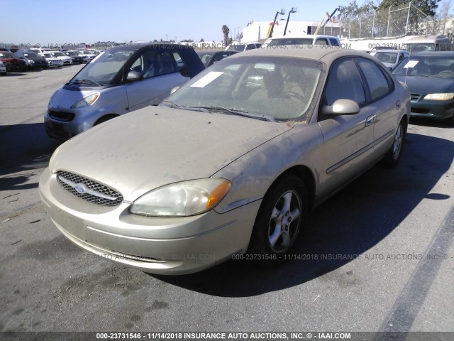 1FAFP55U11G190453 - 2001 FORD TAURUS SES GOLD photo 2