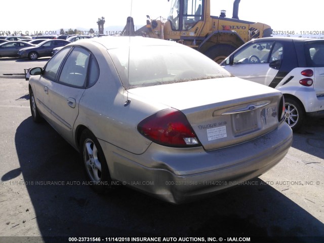 1FAFP55U11G190453 - 2001 FORD TAURUS SES GOLD photo 3