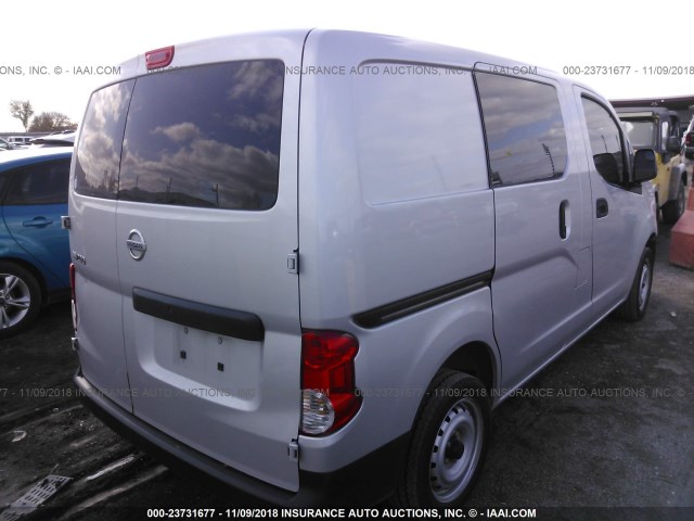 3N6CM0KN6GK699760 - 2016 NISSAN NV200 2.5S/2.5SV SILVER photo 4