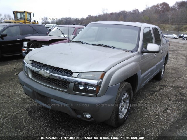 3GNEC13T72G116245 - 2002 CHEVROLET AVALANCHE C1500 TAN photo 2