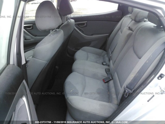 5NPDH4AE8CH062636 - 2012 HYUNDAI ELANTRA GLS/LIMITED 银色 照片 8