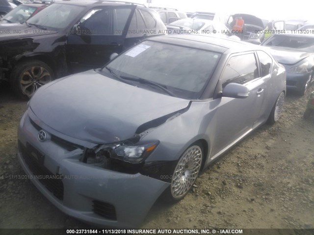 JTKJF5C75C3032771 - 2012 TOYOTA SCION TC GRAY photo 2