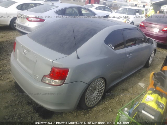 JTKJF5C75C3032771 - 2012 TOYOTA SCION TC GRAY photo 4