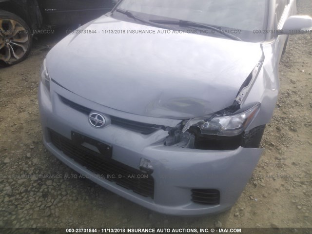 JTKJF5C75C3032771 - 2012 TOYOTA SCION TC GRAY photo 6