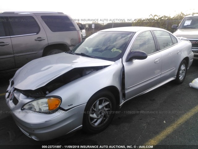 1G2NF52E43M540317 - 2003 PONTIAC GRAND AM SE1 SILVER photo 2