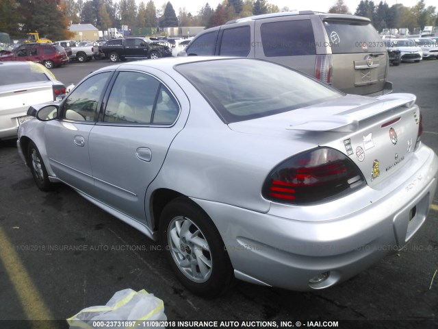 1G2NF52E43M540317 - 2003 PONTIAC GRAND AM SE1 SILVER photo 3