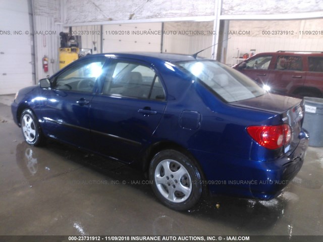 1NXBR32E26Z678688 - 2006 TOYOTA COROLLA CE/LE/S BLUE photo 3