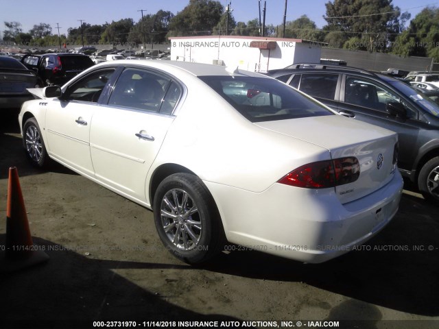 1G4HD57129U141463 - 2009 BUICK LUCERNE CXL WHITE photo 3