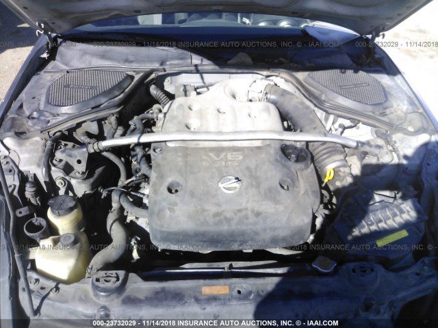 JN1AZ34D13T100896 - 2003 NISSAN 350Z COUPE GRAY photo 10