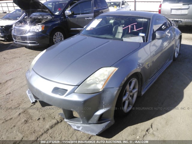 JN1AZ34D13T100896 - 2003 NISSAN 350Z COUPE GRAY photo 2