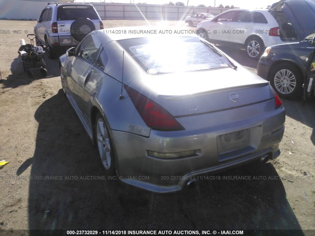 JN1AZ34D13T100896 - 2003 NISSAN 350Z COUPE GRAY photo 3