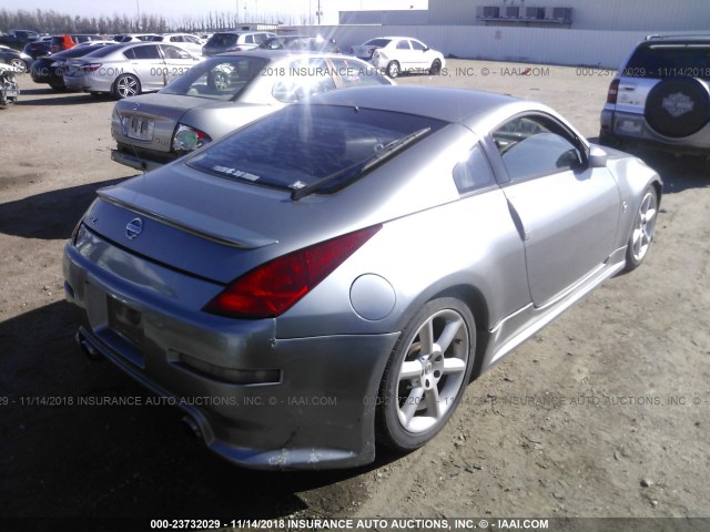 JN1AZ34D13T100896 - 2003 NISSAN 350Z COUPE GRAY photo 4